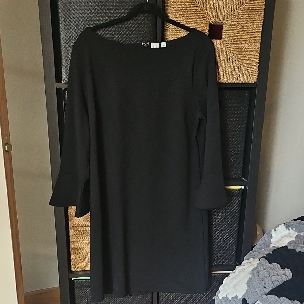 GAP Black Long Sleeve Dress